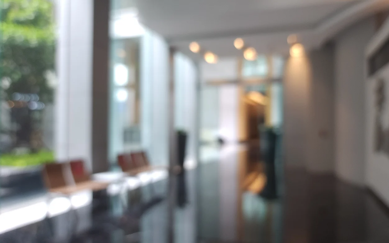 Modern clinic lobby and patient waiting area at Urology Practice